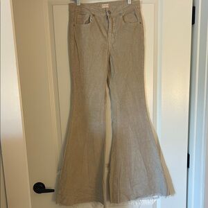 Altar'd State Tan Flare Pants